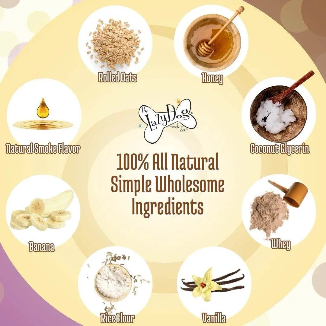 Lazy Dog Mutt Mallows Banana Buddies | Soft - Baked Dog Treats - Buzzy Pet Shop