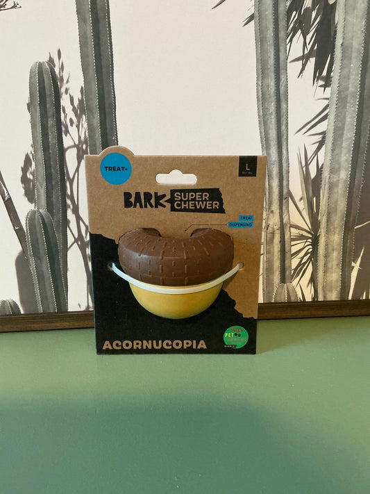 Super Chewer Acornucopia Dog Toy | Tough Treat Dispenser - Buzzy Pet Shop