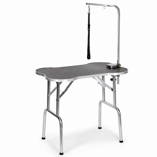 ME Bone Shaped Folding Table 36In Blk