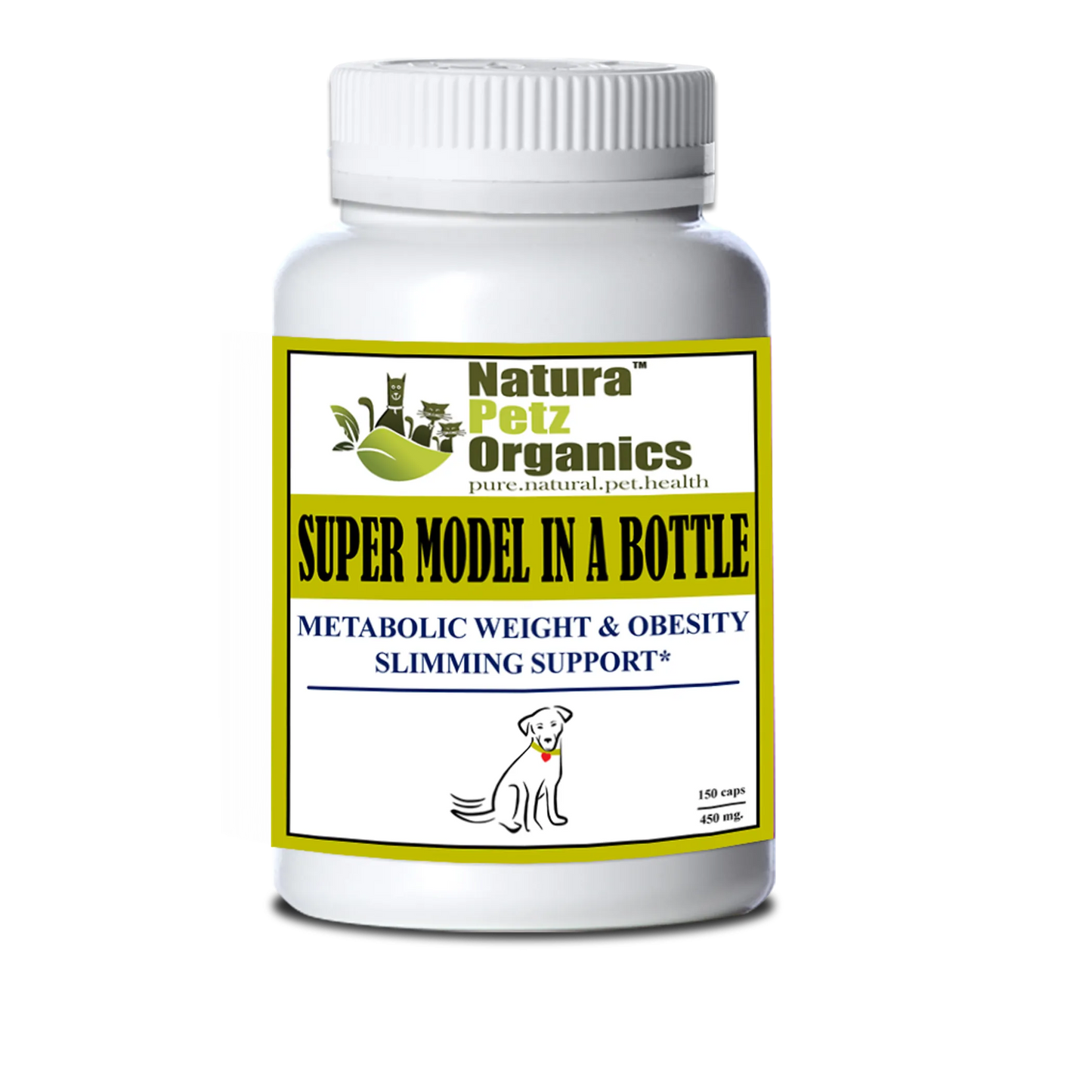 Super Model In A Bottle - Metabolic Weight & Obesity Slimming Support* Adult & Senior Pets*