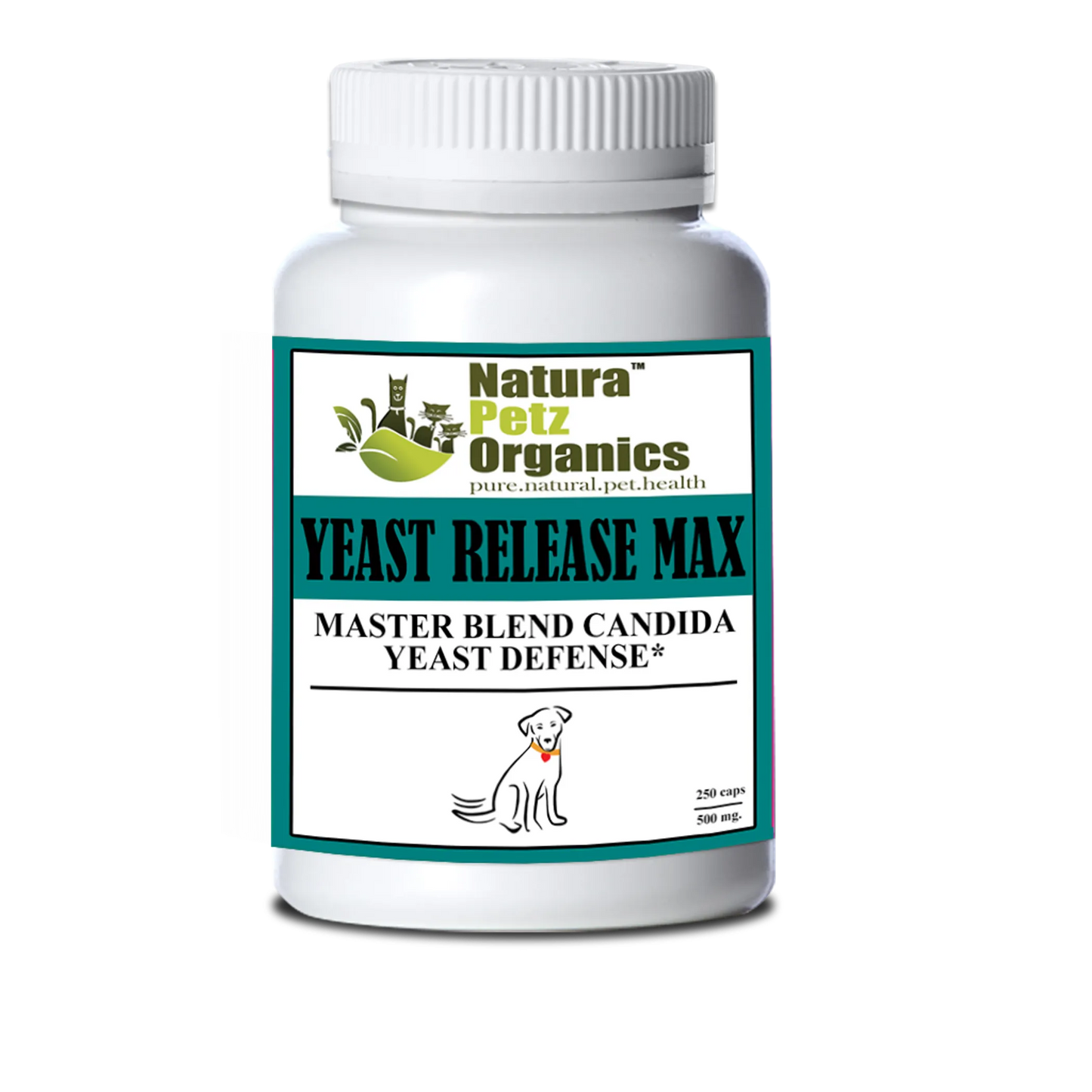 Yeast Release Max Capsules* Master Blend Candida Yeast Defense* For Dogs And Cats*