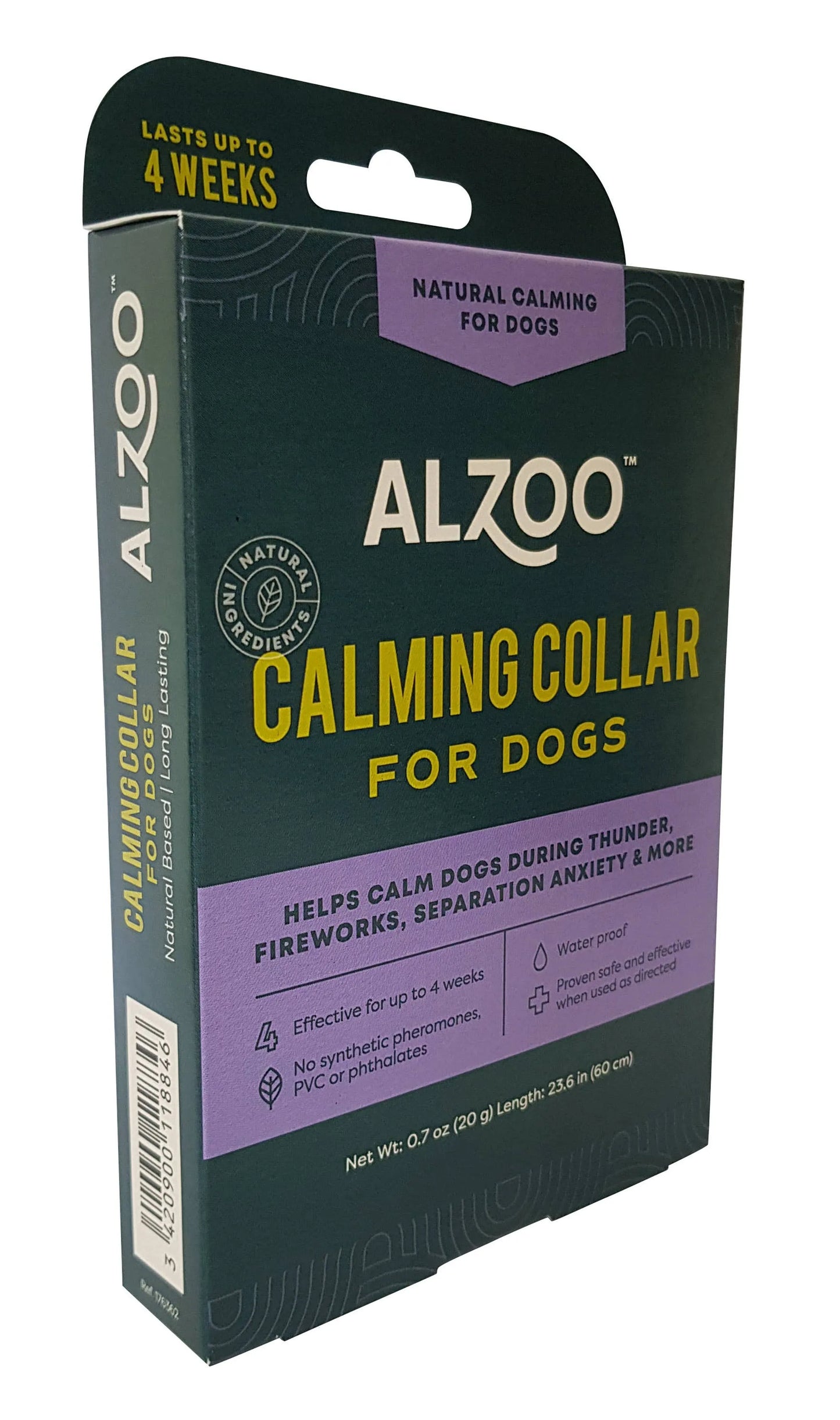 ALZOO Plant-Based Calming Collar for Dogs