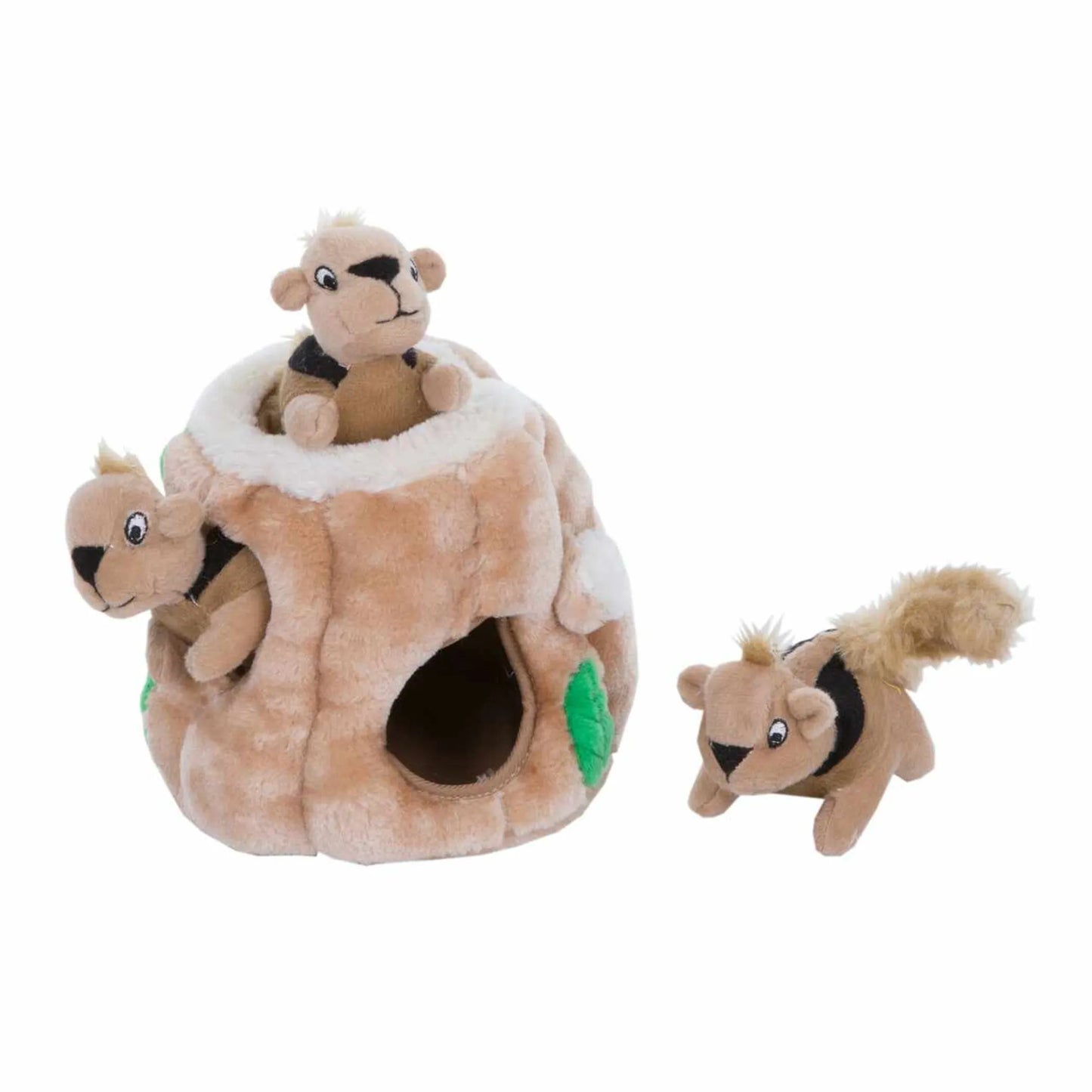 Outward Hound Hide A Squirrel Plush Dog Puzzle Toy Brown