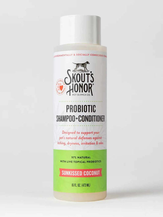 Skout's Honor Probiotic Shampoo + Conditioner Sunkissed Coconut 16oz