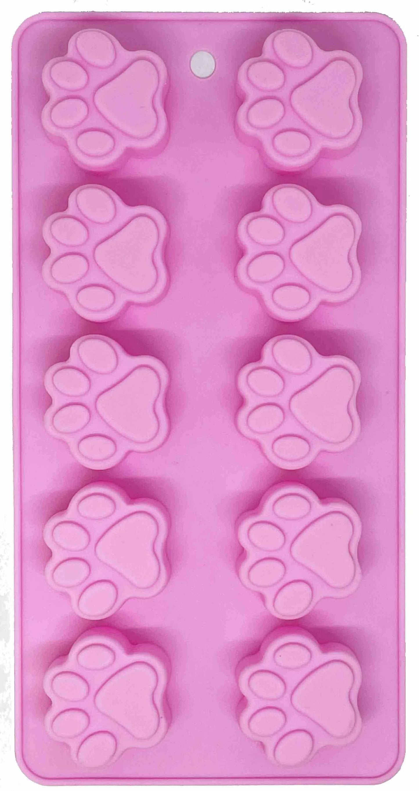 Dogtastic Jelly Shots Silicone Mold Paw Shape 8.5"