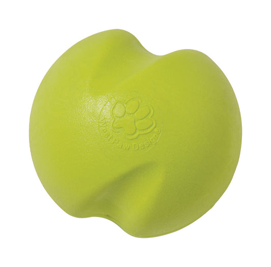 West Paw 8000380 Zogoflex Green Jive Synthetic Rubber Ball Dog Toy