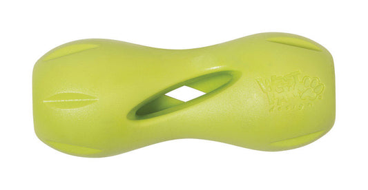 West Paw 8000386 Zogoflex Green Qwizl Synthetic Rubber Dog Treat Toy &