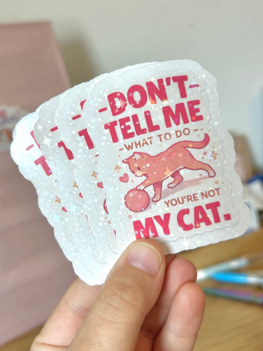 Don’t tell me what to do
