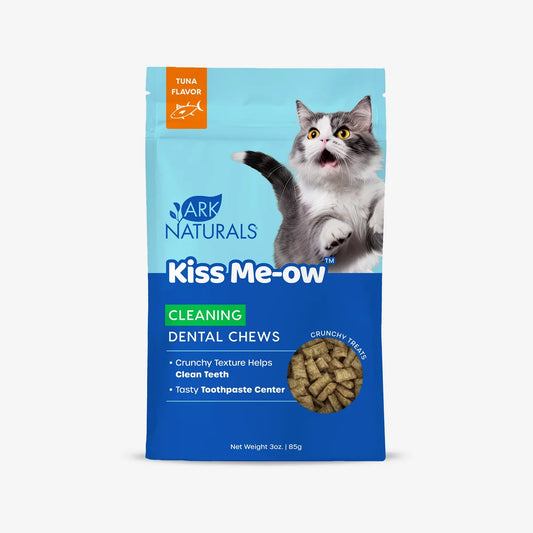 Ark Naturals Dental Chews Kiss Me-Ow Cleaning Tuna Cat Treat 3oz