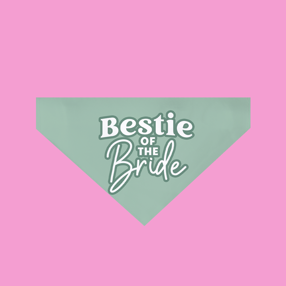 Bestie of the Bride Dog Bandana