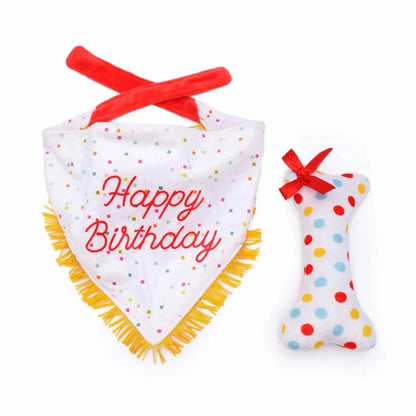 Birthday Bandana and Bone 2 - Pack - Buzzy Pet Shop