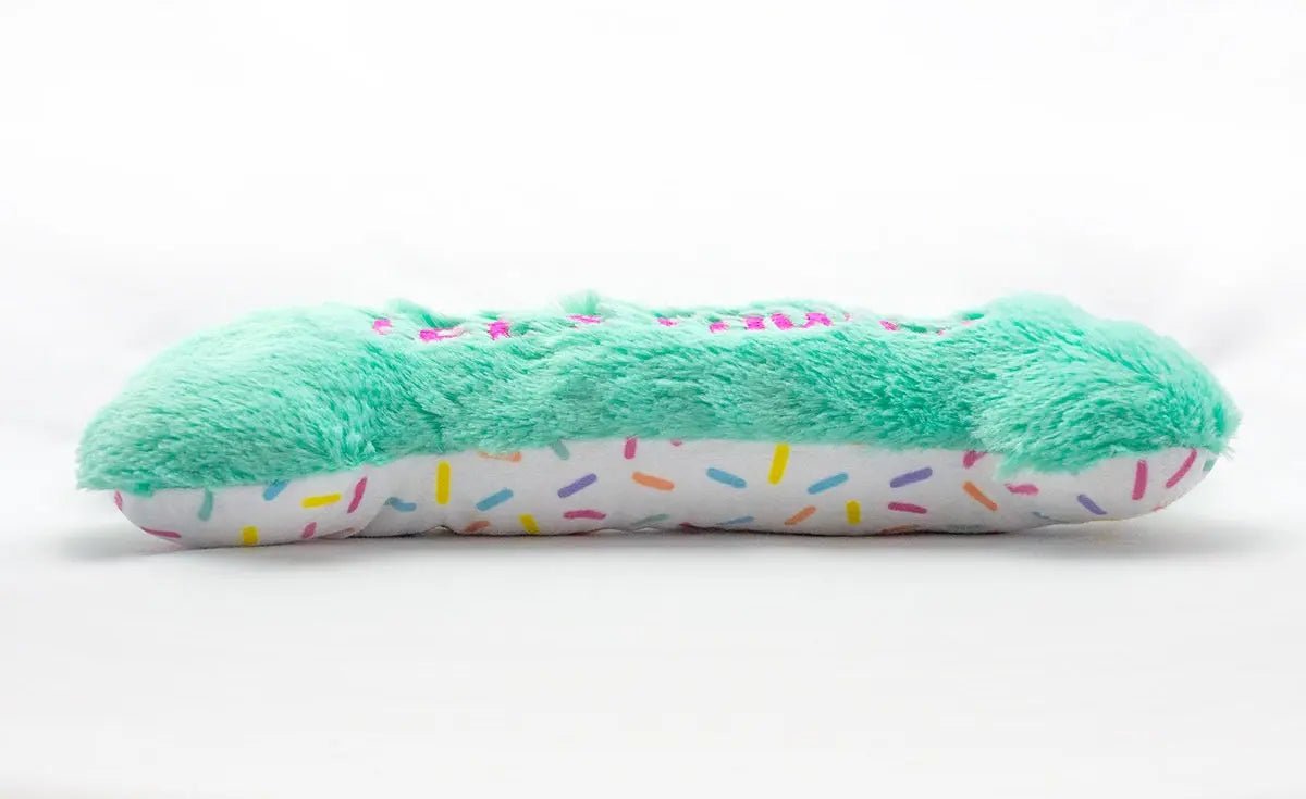 Birthday Bone Large Plush Dog Toy 11" - Buzzy Pet Shop