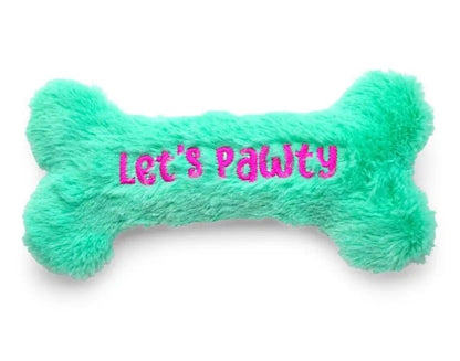 Birthday Bone Large Plush Dog Toy 11" - Buzzy Pet Shop