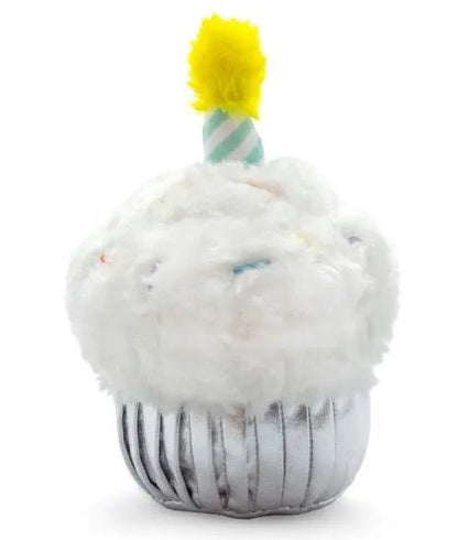 Birthday Cupcake Plush Dog Toy 7" - Buzzy Pet Shop