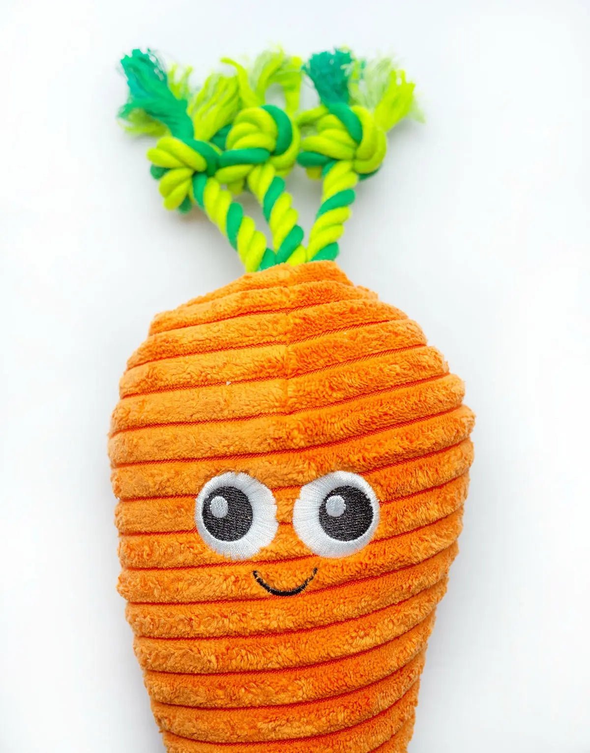 Carrot Plush Dog Toy 10" - Buzzy Pet Shop