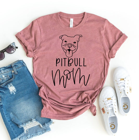 Pitbull Mom T-shirt