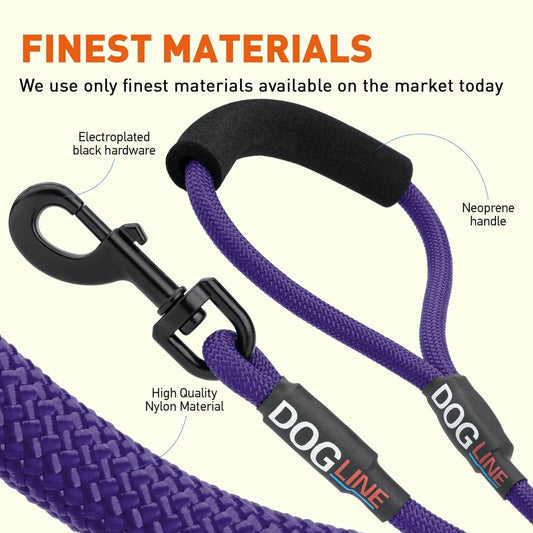 Dogline Nylon Round Lead - Buzzy Pet Shop