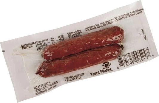 Etta Says! Sausage Link Beef Dog Chew 1.25oz - Buzzy Pet Shop