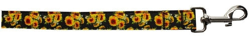 Pet Dog & Cat Nylon Collar or Leash, "Sunflowers"