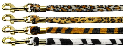 Dog, Puppy & Pet Plain Leash, "Animal Print" (Available in Plain or