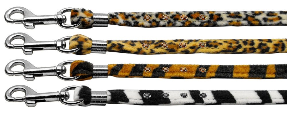 Dog, Puppy & Pet Plain Leash, "Animal Print" (Available in Plain or