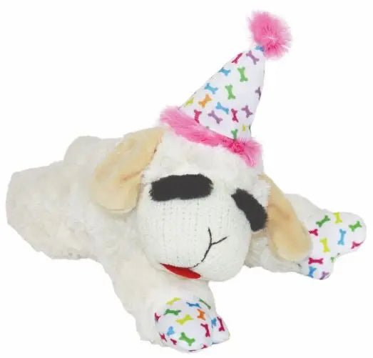 Lamb Chop Plush Dog Toy 10" - Buzzy Pet Shop
