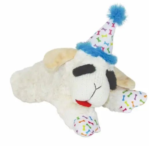 Lamb Chop Plush Dog Toy 10" - Buzzy Pet Shop