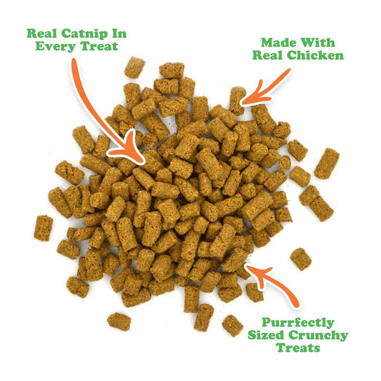 Meowijuana Crunchie Munchie Chicken Cat Treat 3oz - Buzzy Pet Shop