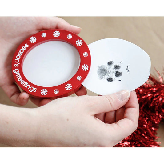 Pawprints photo ornament - Buzzy Pet Shop