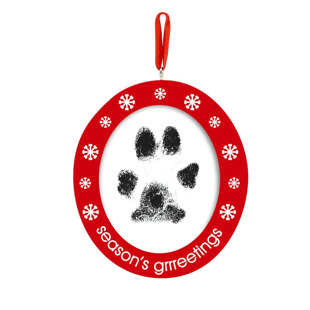 Pawprints photo ornament - Buzzy Pet Shop