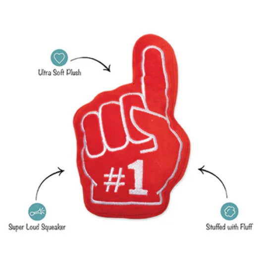 PetShop by Fringe Studio 1 Fan Plush Dog Toy - Buzzy Pet Shop