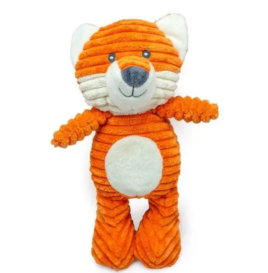 Tuff & Cuddly Fox Plush Dog Toy 12.5" - Buzzy Pet Shop