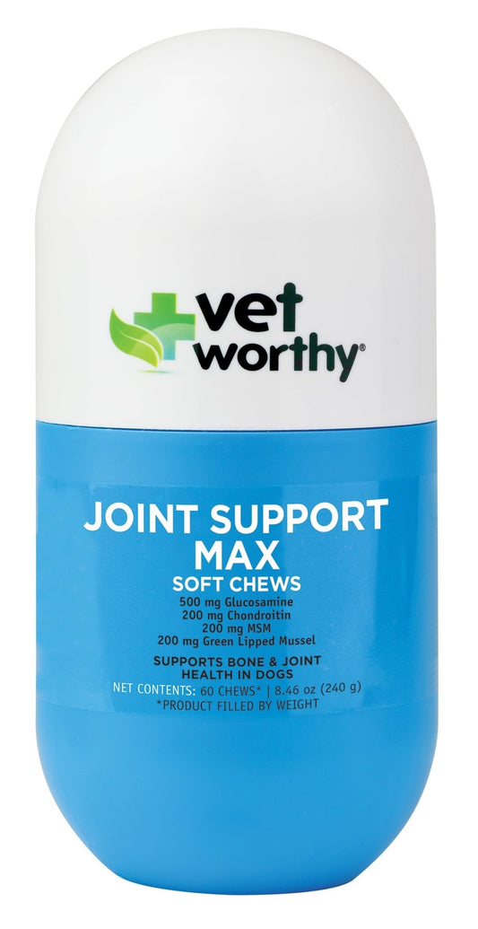 Vet Worthy Joint Support Max Soft Chews 60ct - Buzzy Pet Shop