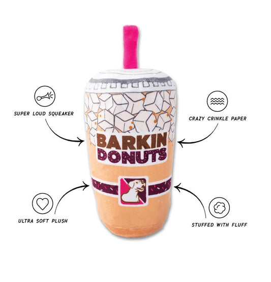 Wagsdale Barkin Donuts Iced Coffee Dog Toy - Buzzy Pet Shop